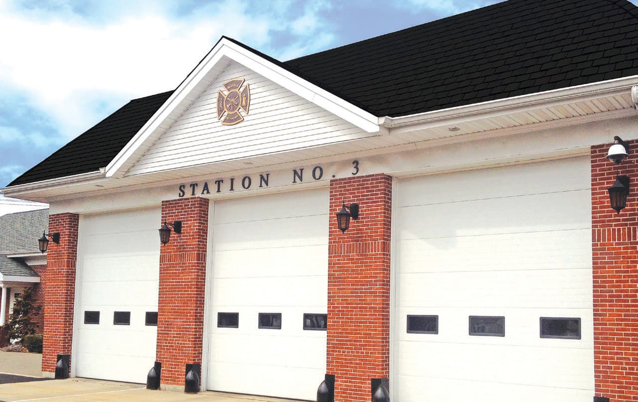 Commercial overhead door installation
